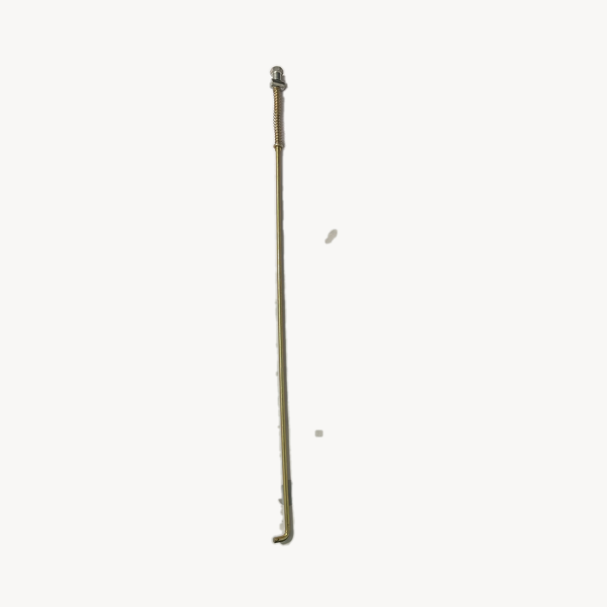 Long spring-loaded rod